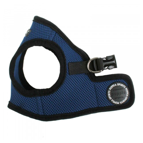 Шлейка для собак Puppia Soft Vest, синяя, размер XS