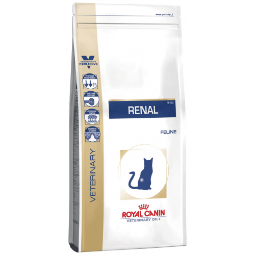 Сухой корм для кошек ROYAL CANIN Renal, при заболевании почек, птица, 2кг