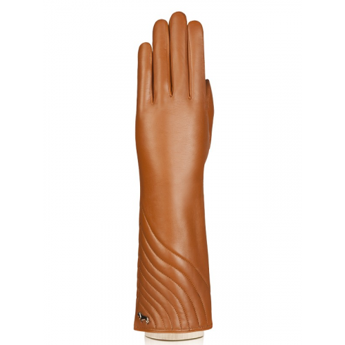 Перчатки женские Labbra LB-0308 коричневые 6.5