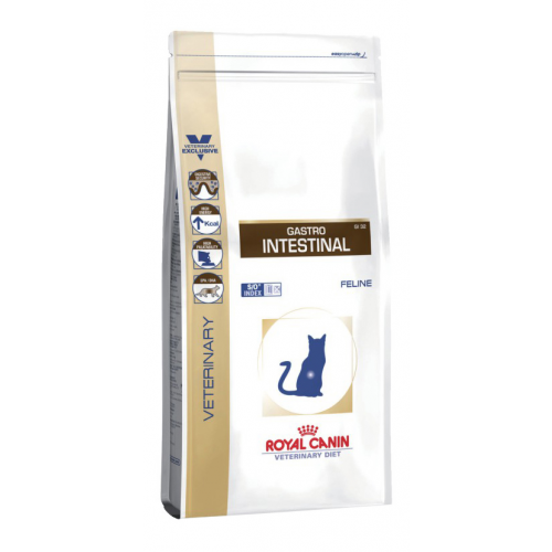 Сухой корм для кошек ROYAL CANIN Gastro Intestinal, при острых расстройствах ЖКТ, 0,4кг