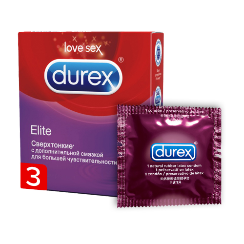 Презервативы Durex Elite 3 шт