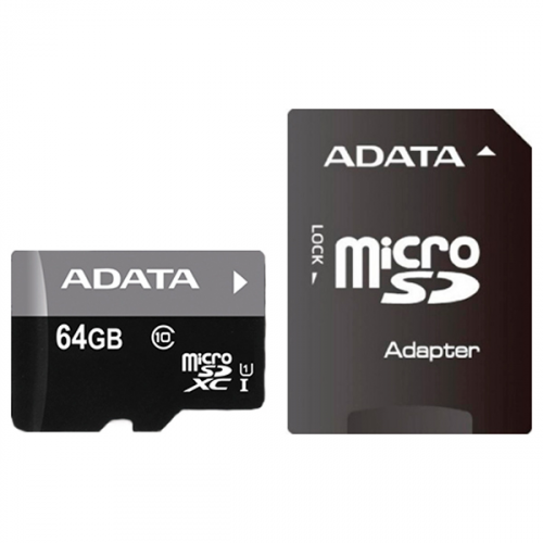 Карта памяти ADATA Micro SDXC Premier AUSDX64GUICL10-RA1 64GB
