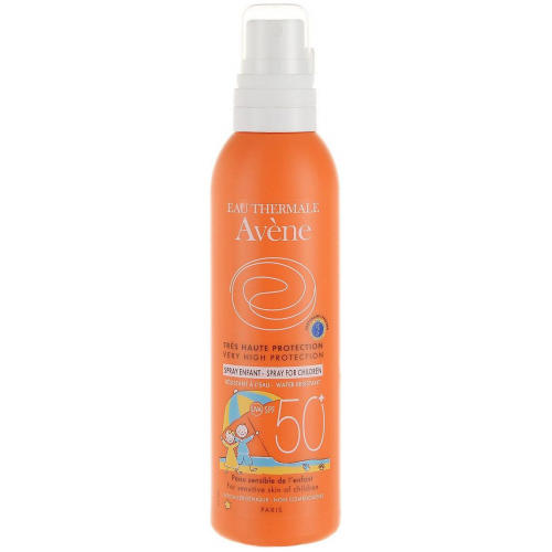 Детский солнцезащитный спрей Avene Very high protection Spray Spf 50+, 200 мл