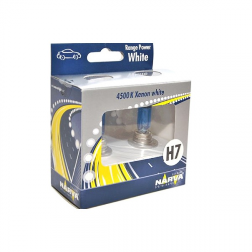 Лампа H7 Range Power White 12v 55w (К-Кт 2шт В Пласт. Уп.) NARVA арт. 48607 2100