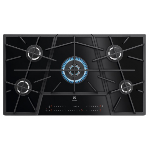 Встраиваемая варочная панель газовая Electrolux KGV9539IK Black