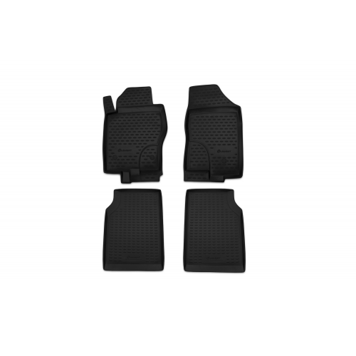 Коврики в салон NISSAN Navara, 2010-2015, 4 шт. полиуретан