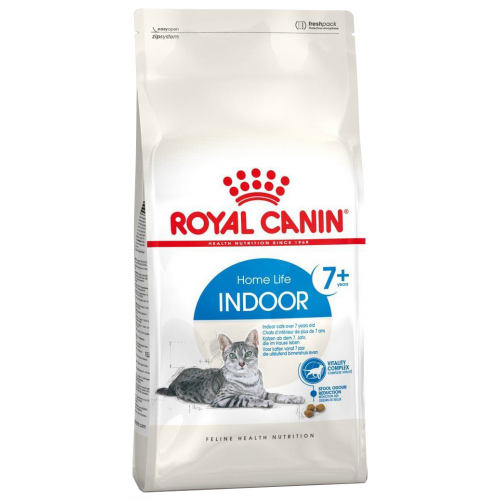 Сухой корм для кошек ROYAL CANIN Home Life Indoor 7+, для домашних старше 7 лет, 0,4кг