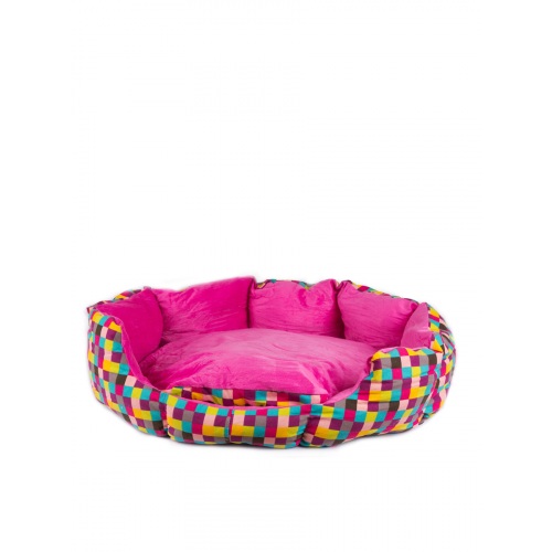 Лежанка для домашних животных Не Один Дома Радужный сон, разноцветная, S, 57х52х20 см