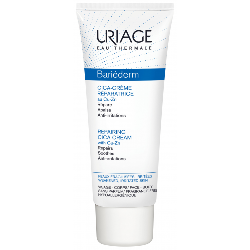 Крем для лица Uriage Bariederm Cica-Crème Réparatrice au Cu-Zn 100 мл