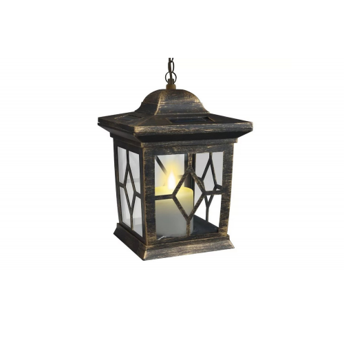 Светильник на солнечных батареях Uniel USL-S-180/PT220 Bronze lantern 22 см
