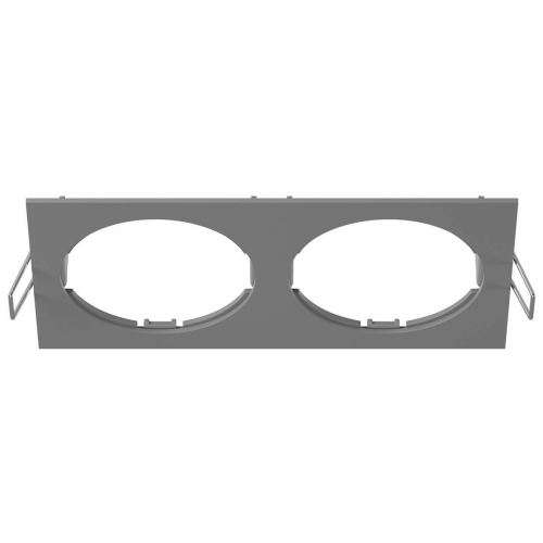 Рамка Lightstar для встраиваемых светильников Intero 16 Double Quadro 217529 Серый