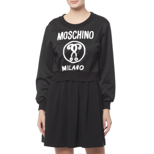 Платье женское MOSCHINO черное 38