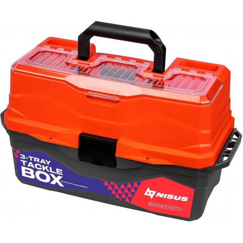 Ящик для снастей NISUS "Tackle Box", трехполочный
