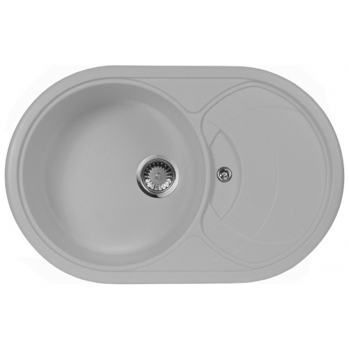 Мойка для кухни гранитная AquaGranitEx m-18S серый