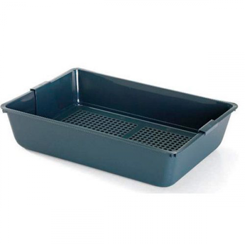 Лоток для кошек Savic Litter Tray с низким бортом, серый, 40 х 29 х 8 см