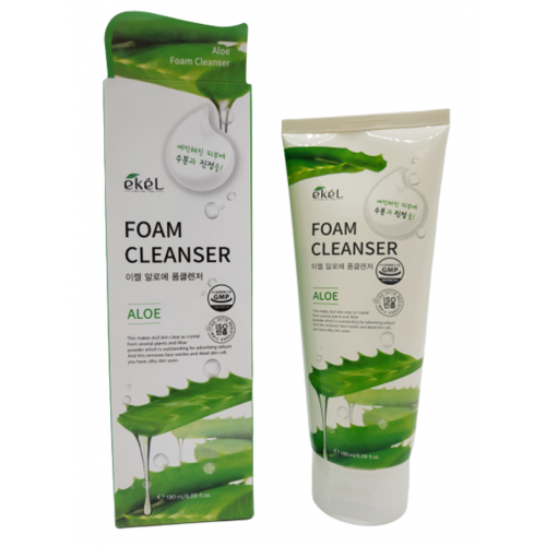 Пенка для умывания с экстрактом алое Ekel Foam Cleanser Aloe 180 мл