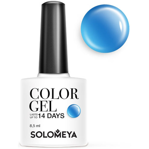 Гель-лак для ногтей SOLOMEYA Color Gel, оттенок Blue Candy, 8,5 мл