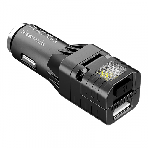 Автомобильное зарядное устройство Nitecore VCL10 (Черное)