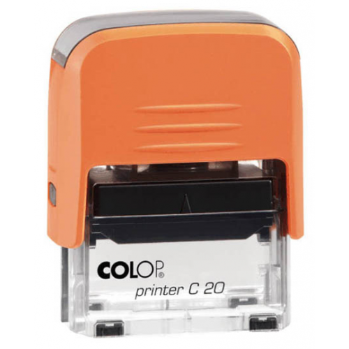 Оснастка для печати Colop Printer C10 Compact Transparent. Цвет корпуса: оранж
