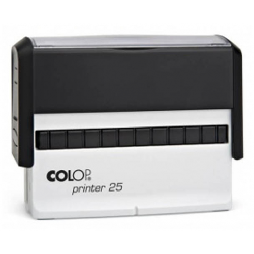 Оснастка для печати Colop Printer 25. Поле: 75х15 мм. Цвет корпуса: черный