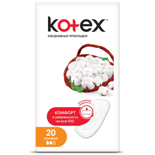 Kotex eжедн нормал, 20 шт