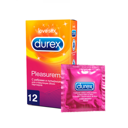 Презервативы Durex Pleasuremax 12 шт