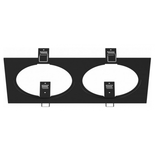Рамка Lightstar для встраиваемых светильников Intero 111 Double Quadro 217827 Черный