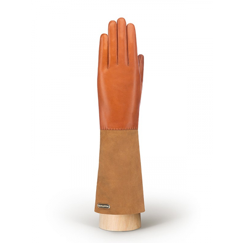 Перчатки женские Eleganzza IS02059 коричневые 6.5