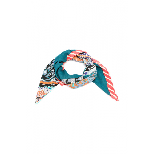 Платок женский F.FRANTELLI W01212008-X голубой
