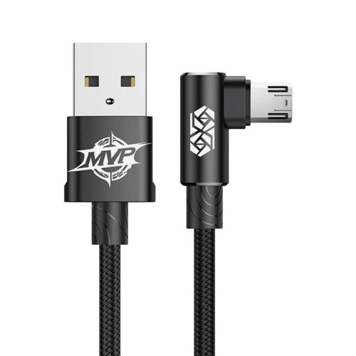 Кабель Baseus MVP Elbow microUSB 1.5A 2m Black
