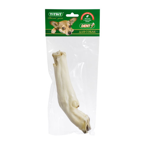 Лакомство для собак TiTBiT, нога баранья, 85г