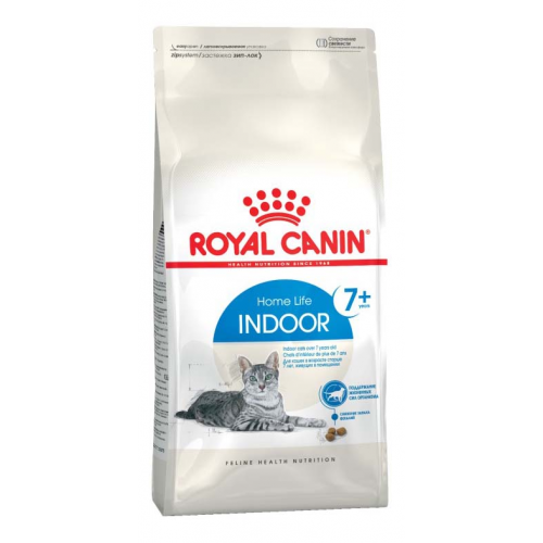 Сухой корм для кошек ROYAL CANIN Home Life Indoor 7+, для домашних старше 7 лет, 1,5кг