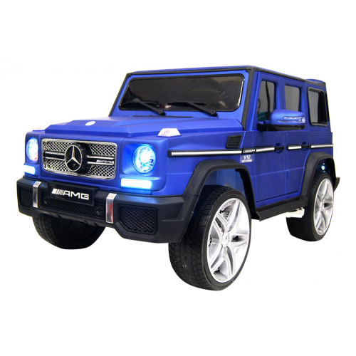 Электромобиль Mercedes-Benz G65 AMG синий глянец RIVERTOYS