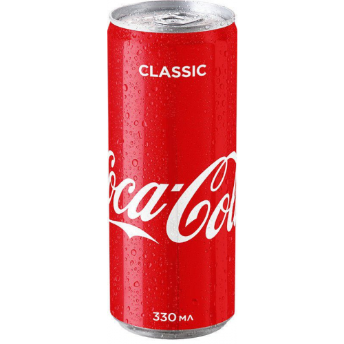 Напиток газированный Coca-Cola classic жестяная банка 0.33 л