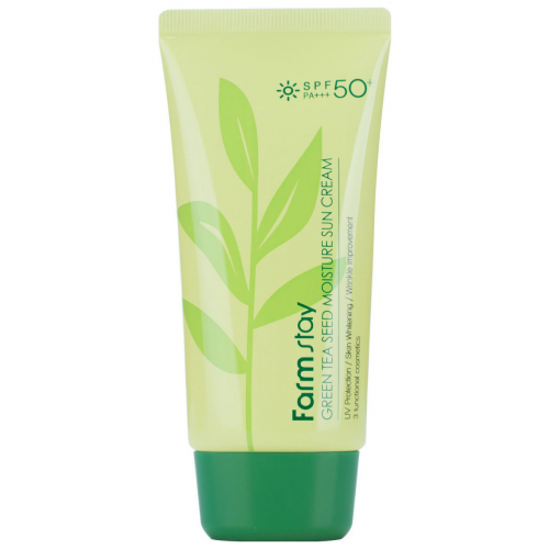 Солнцезащитное средство FarmStay Green Tea Seed Moisture Sun 70 г