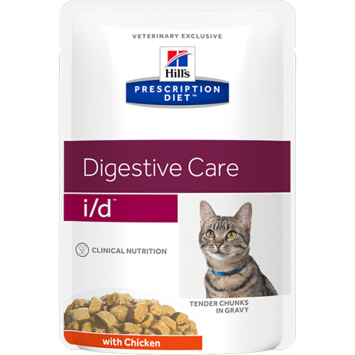 Влажный корм для кошек Hill's Prescription Diet i/d Digestive Care, курица, 85г