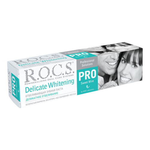 Зубная паста R.O.C.S. деликатное отбеливание Sweet Mint 135 г