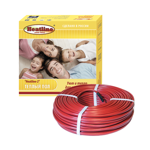 Кабельный теплый пол Heatline 20Р2Э-5-110, 5 м