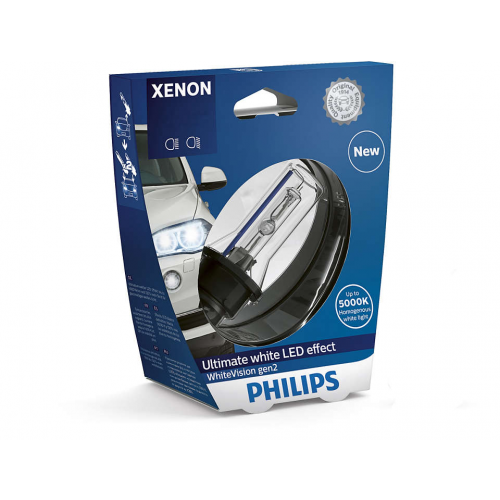 Лампа D3s 42v(35w) White Vision (Gen2) 1шт. В Пласт.Коробке Philips арт. 42403WHV2S1