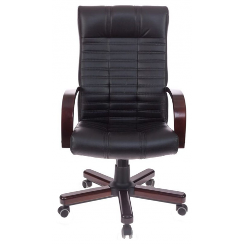 Кресло руководителя Бюрократ KB-10/WALNUT 1034886, черный