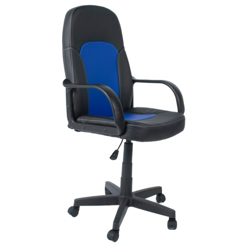 Кресло руководителя TetChair Parma, синий/черный