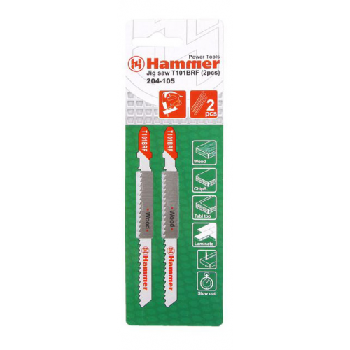 Пилка для лобзика Hammer Flex 204-105 JG WD (30569)