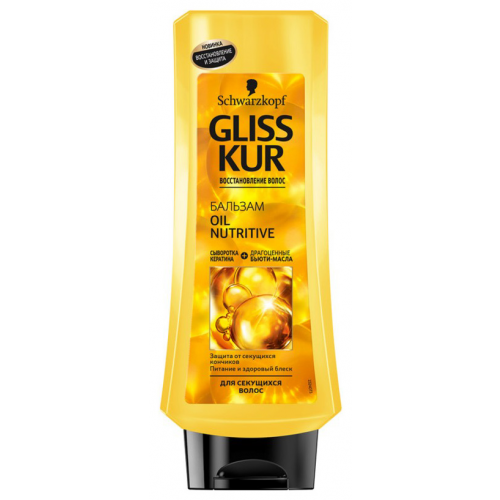 Бальзам для волос Gliss Kur Oil Nutritive 400 мл