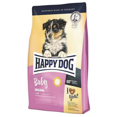 Сухой корм для щенков Happy Dog Supreme Baby Original, птица, 10кг