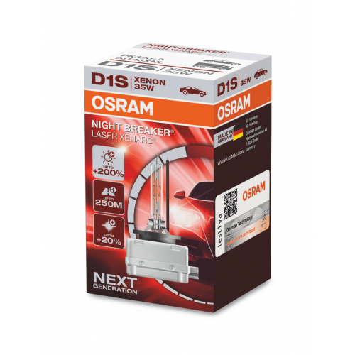 D1s (35w) Лампа Xenarc Night Breaker Laser, 1шт, Картон OSRAM арт. 66140XNL