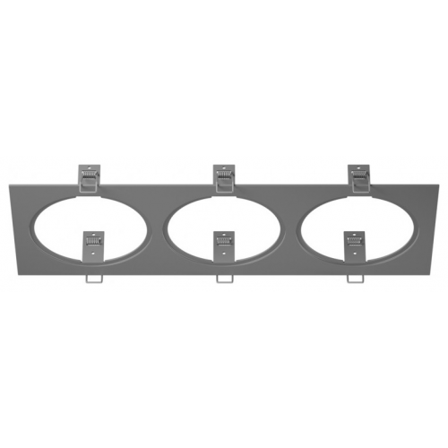 Рамка Lightstar для встраиваемых светильников Intero 111 Triple Quadro 217839 Серый