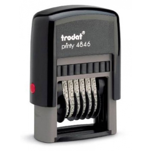 Нумератор Trodat Printy 4846. 6 разрядов. Высота шрифта: 4 мм