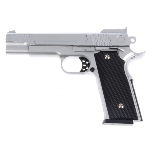 Страйкбольный пружинный пистолет Galaxy Китай (кал. 6 мм) G.20S (Browning) серебристый