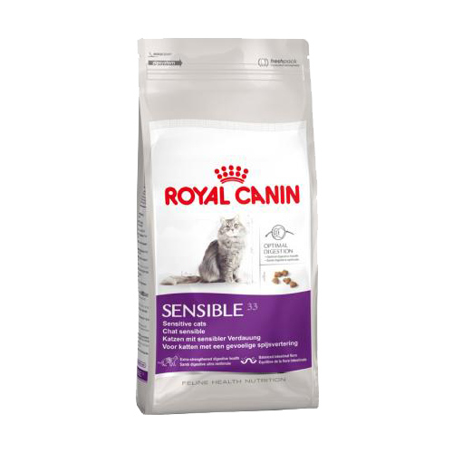 Сухой корм для кошек ROYAL CANIN Sensible 33, при чувствительном пищеварении, 0,4кг