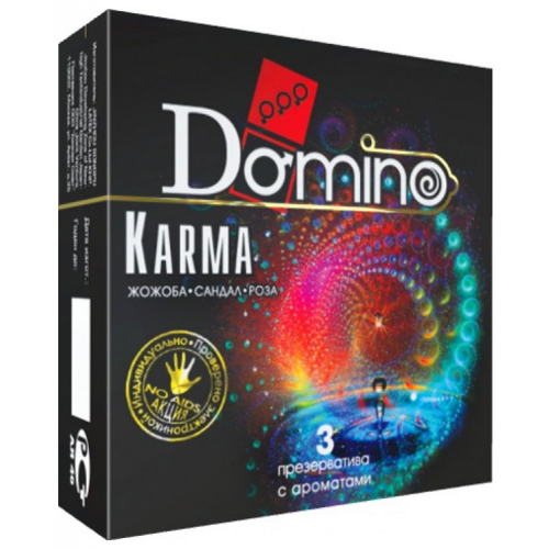 Презервативы Domino Karma ароматизированные 3 шт